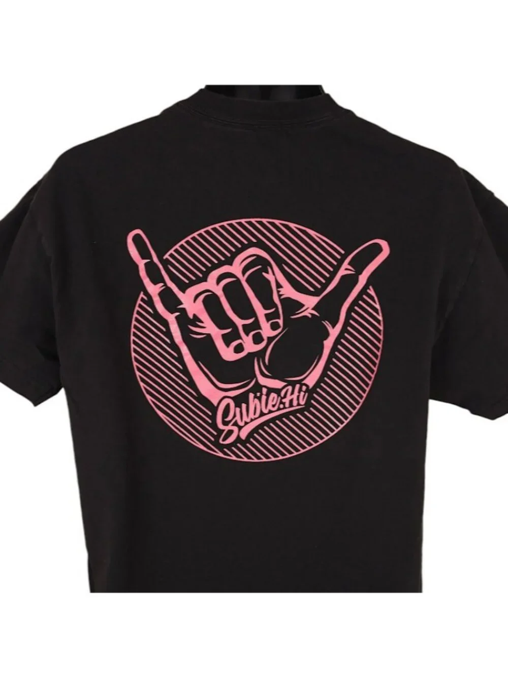 Subie Hang Loose T Shirt Mens Size Large Black Subaru Lover Hawaii Subie.Hi